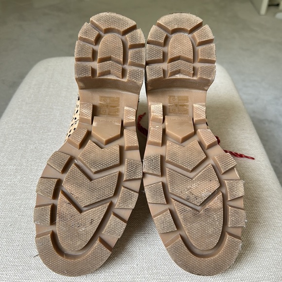 Dolce Vita Rubi Leopard Calf Hair Combat Boots - Picture 5 of 11